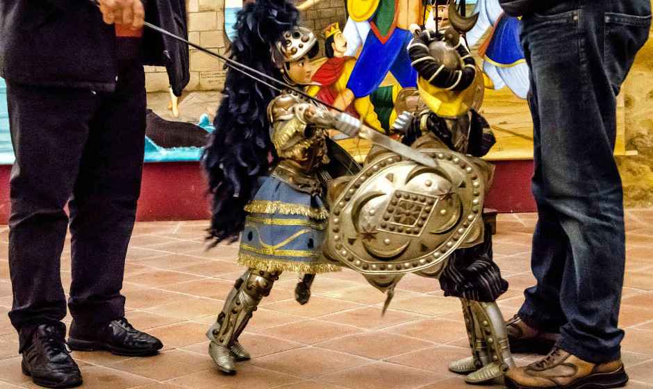 Combattimento tra pupi ad Agrigento