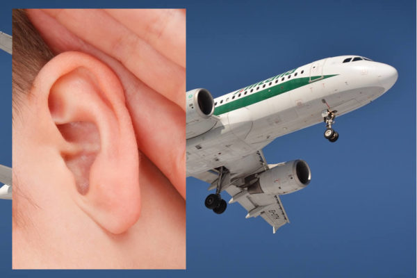 Orecchio tappato durante un viaggio in aereo
