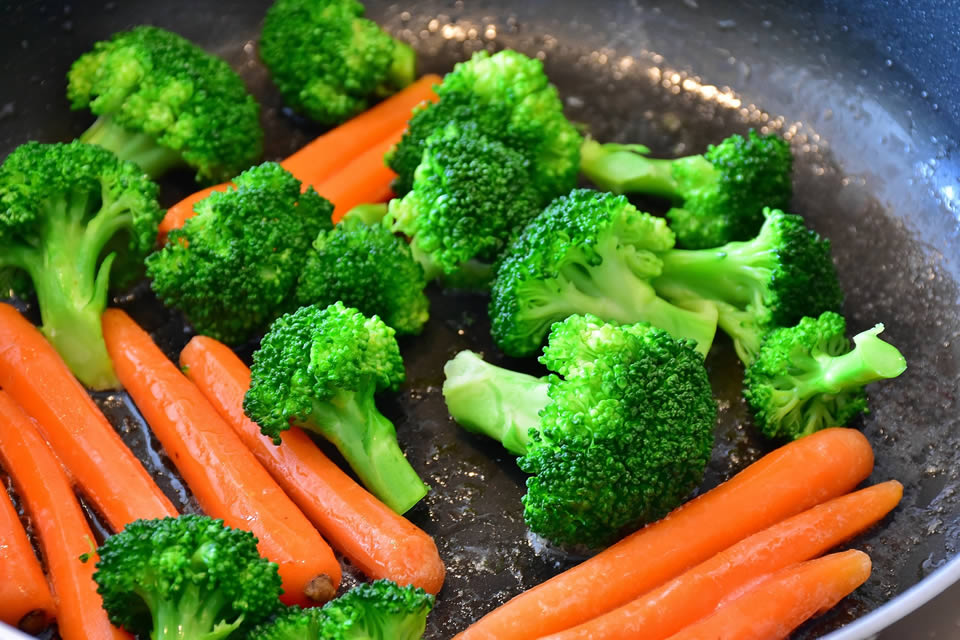 broccoli carote e verdure