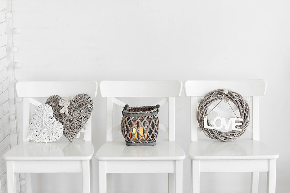 Esporre oggetti carini in casa