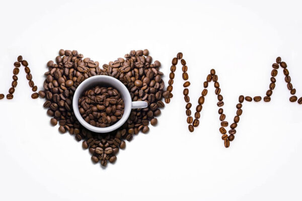 caffè - tazza con chicchi
